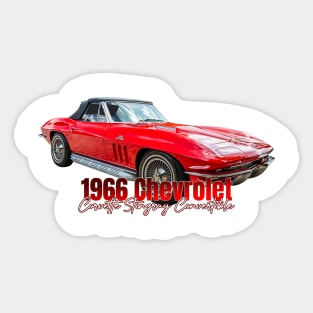 1966 Chevrolet Corvette Stingray Convertible Sticker